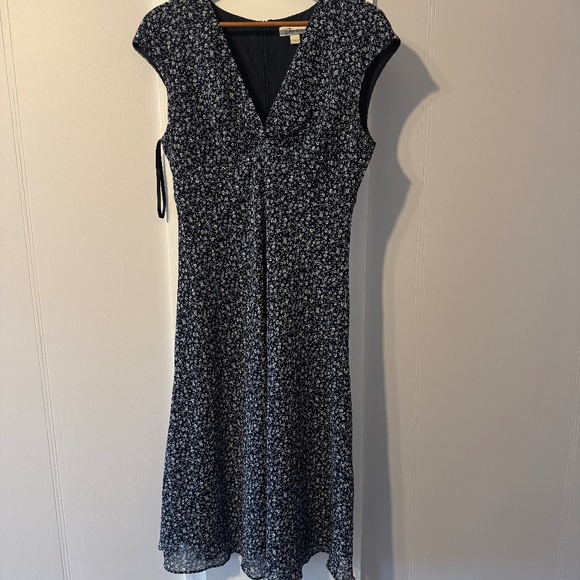 Blue Floral Dress - Picture 1 of 6